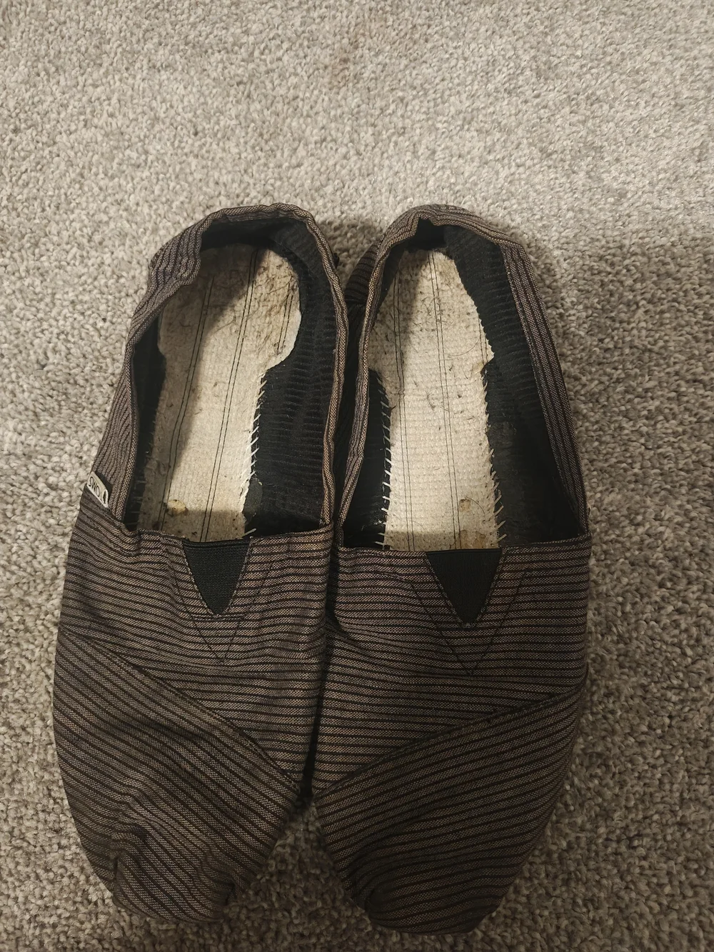 Toms Casual Slip-On Black-Grey